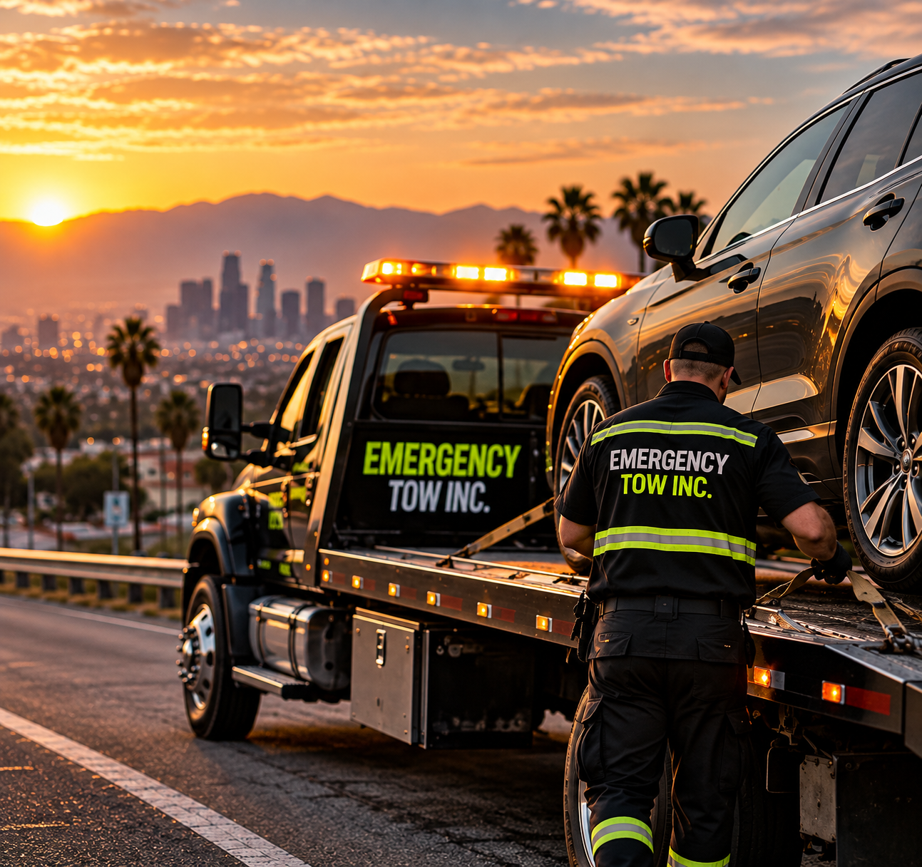 Emergency Tow Inc tow truck